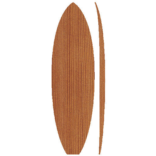 6'0 Fish Wooden Surfboard Foam Core