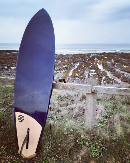 Single Fin Hollow Wooden Surfboard