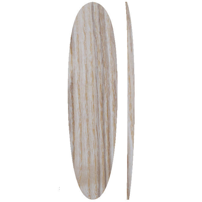 7'4 Egg (Round Tail) Wooden Surfboard Foam Core