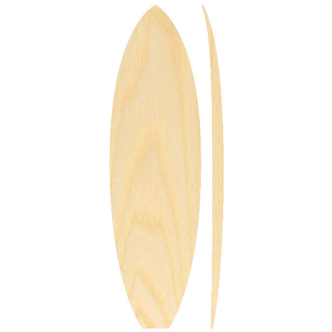 6'0 Fish Wooden Surfboard Foam Core