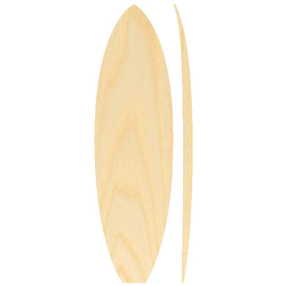 6'0 Fish Wooden Surfboard Foam Core