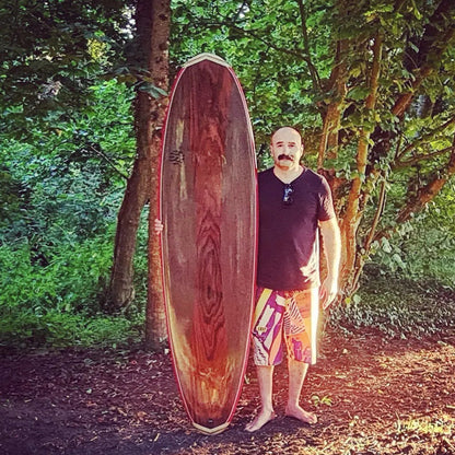 Egg (Round Tail) Hollow Wooden Surfboard