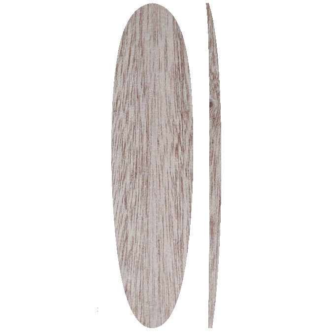 7'4 Egg (Round Tail) Wooden Surfboard Foam Core