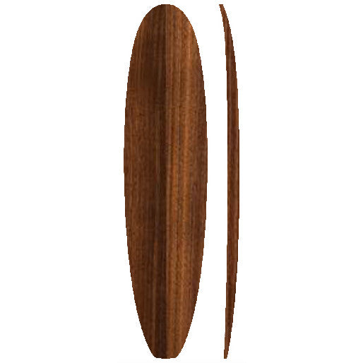 8'0 Mini Mal Wooden Surfboard Foam Core