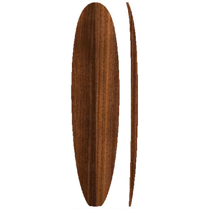 8'0 Mini Mal Wooden Surfboard Foam Core