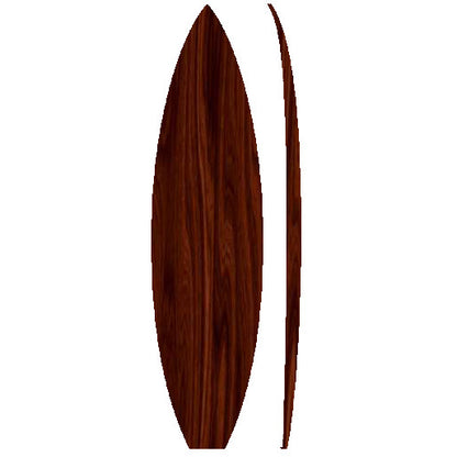 6'2 Wooden Shortboard Foam Core