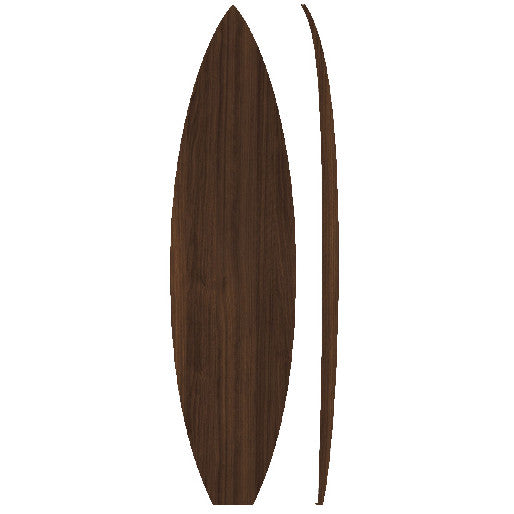 6'2 Wooden Shortboard Foam Core